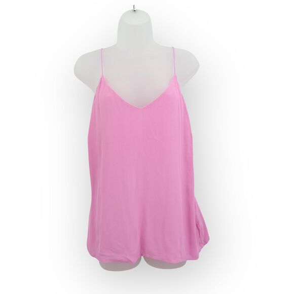 Something Navy Tank Top Camisole Size Medium Pink Spaghetti Strap NWT - Picture 1 of 9